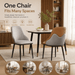 VELLUTO Dining Chair Modern upholstered Leather Kitchen Chairs with armrests Bathtub Chair Leisure Lounge Chair Living Room Bedroom Home Set of 2 - Amazingooh Wholesale