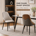 VELLUTO Dining Chair Modern upholstered Leather Kitchen Chairs with armrests Bathtub Chair Leisure Lounge Chair Living Room Bedroom Home Set of 2 - Amazingooh Wholesale