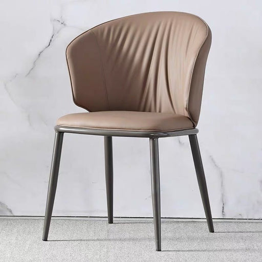 VELLUTO Modern Armless Upholstered Side Chair with Metal Legs for Kitchen & Dining Set of 2 - Amazingooh Wholesale