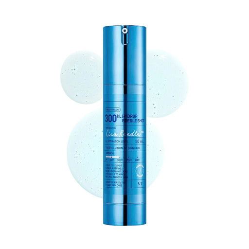 VT COSMETICS Hydrop Reedle Shot 300hL | Advanced Night Exosome, Microneedling Serum, Centella Asiatica, Hyaluronic Acid, Soothing & Calming Care for All Skin Type, 50ml - Amazingooh Wholesale
