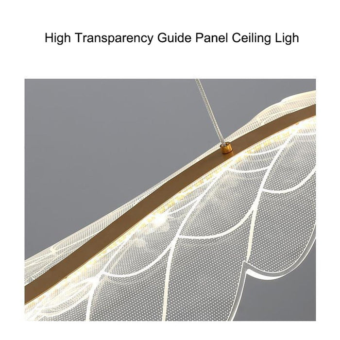 Wing - Shaped LED Ceiling Light 3 - Color Changeable Stepless Dimming High Light Transmission Board Modern Lighting Fixture - Amazingooh Wholesale