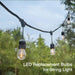 10M-100M Festoon String Lights Kits Christmas Wedding Party Waterproof outdoor - Amazingooh Wholesale