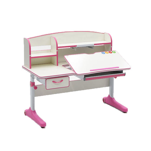 120cm Height Adjustable Children Kids Ergonomic Study Desk Blue Pink AU - amazingooh