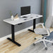 120cm Standing Desk Height Adjustable Sit Stand Motorised Single Motor Frame Top - amazingooh