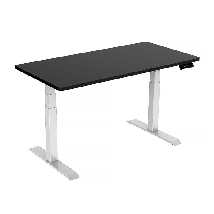 140cm Standing Desk Height Adjustable Sit Stand Motorised Dual Motors Frame Top - amazingooh