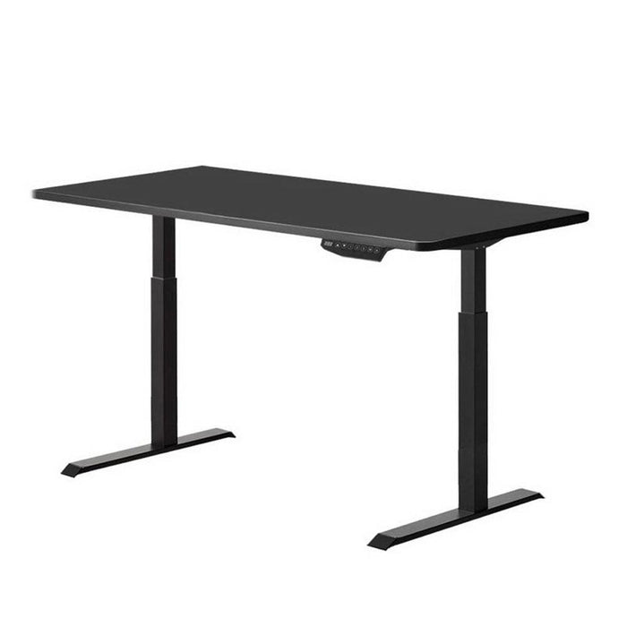 160cm Standing Desk Height Adjustable Sit Stand Motorised Single Motor Frame Top - amazingooh