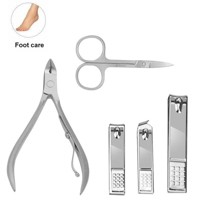 18PCS Manicure Set Tools Pedicure Kit Stainless Steel Nail Grooming Clippers AU - Amazingooh Wholesale