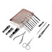 18PCS Manicure Set Tools Pedicure Kit Stainless Steel Nail Grooming Clippers White Gold - Amazingooh Wholesale