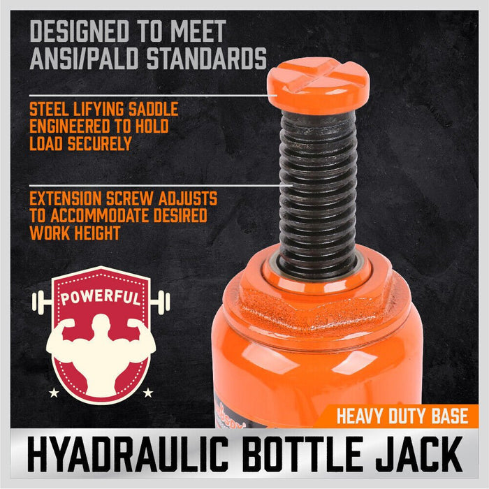 20 Ton (40000lb) Air Hydraulic Bottle Jack Pneumatic Heavy Duty Truck Repair - Amazingooh Wholesale