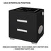 2024 Smart Bedside Tables Bluetooth Speaker Side 3 Drawers Wireless Charging USB Nightstand LED AU - Amazingooh Wholesale