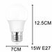 220V 15W NEW LED Radar Sensor Motion Bulb E27 B22 Smart Security Light Lamp Globe Bulb - Amazingooh Wholesale