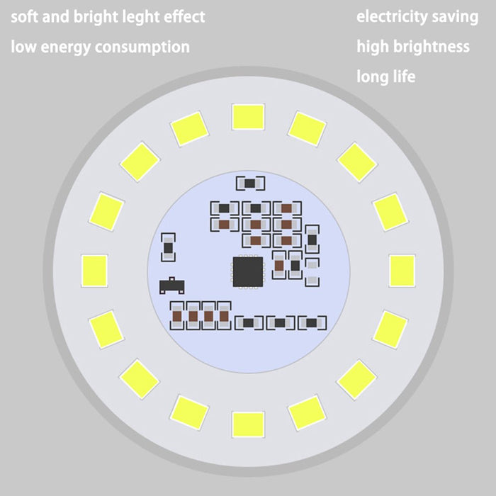 220V 15W NEW LED Radar Sensor Motion Bulb E27 B22 Smart Security Light Lamp Globe Bulb - Amazingooh Wholesale