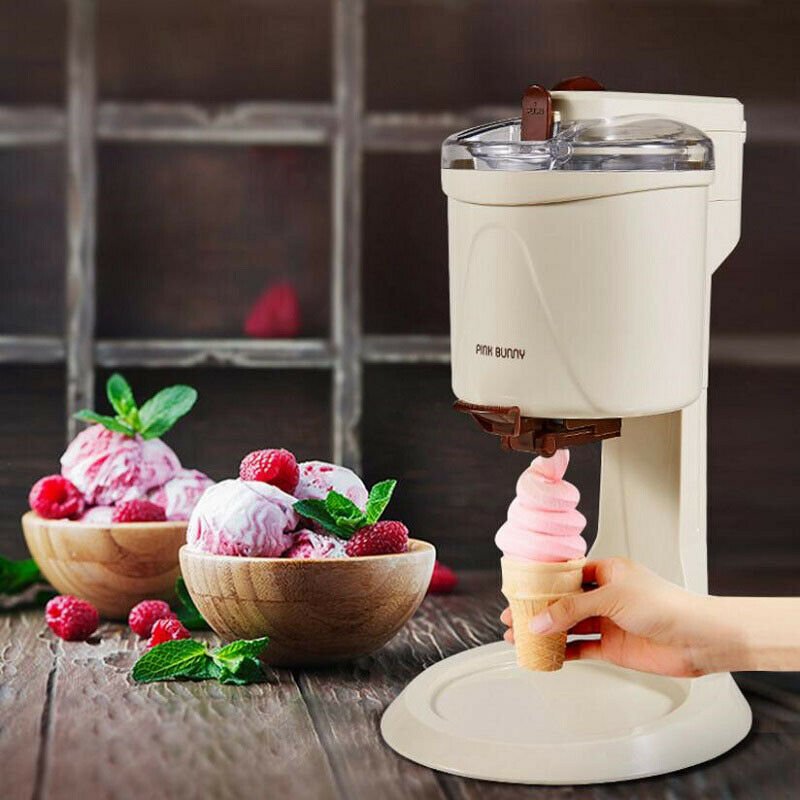 220V Electric Ice Cream Maker Auto Mini Household Fruit Kids DIY Kitchen  Machine Amazingooh Wholesale