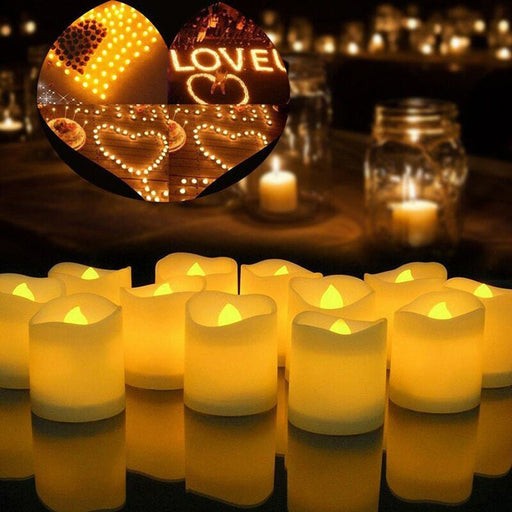 24PCS Flameless LED Tea Light Tealight Candle Wedding Decoration - Amazingooh Wholesale