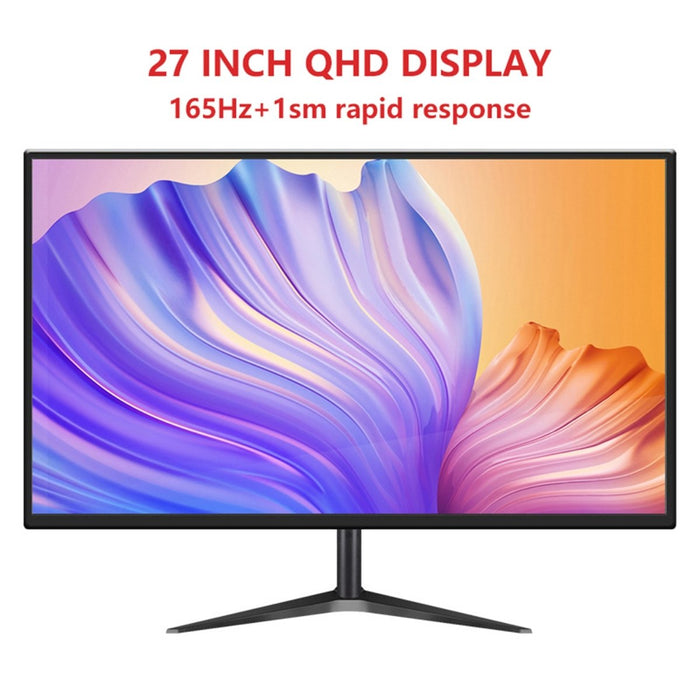 27" Flat LED Panel 2560x1440p Refresh Rate 165HZ Game Monitor Aspect Ratio 16:9 - Amazingooh Wholesale
