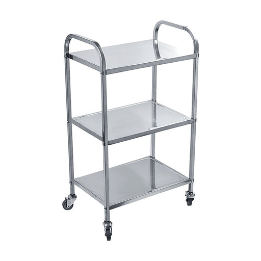 3 Tiers Food Trolley Cart Stainless Steel Utility Kitchen Dining Service - Amazingooh Wholesale