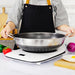 304 Stainless Steel 34cm Non-Stick Stir Fry Cooking Kitchen Wok Pan with Lid Honeycomb Double Sided - amazingooh