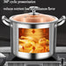 316 Stainless Steel 2.5mm Thick Soup Pot 28cm Inner Diameter Healthy Cooking - Amazingooh Wholesale