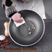 316 Stainless Steel Non-Stick Stir Fry Cooking Kitchen Wok Pan with Lid Honeycomb Double Sided - amazingooh