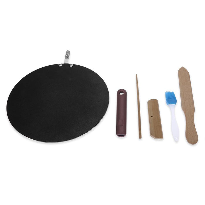 32cm Nonstick Frying Indian Tava Dosa Chapati Pan Flat Skillet Griddle Pan - amazingooh