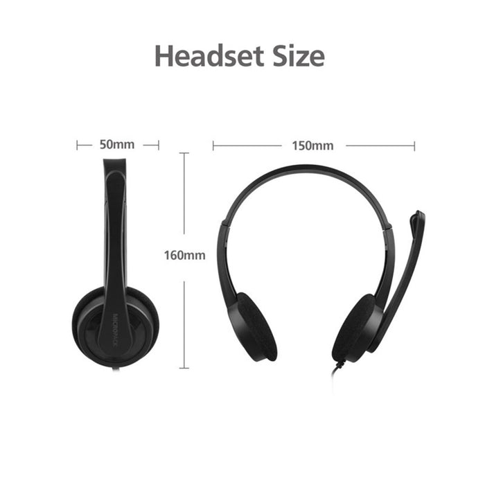 3.5mm Multi Device Stereo Headset Adjustable Headband Noiseless Volume Control - Amazingooh Wholesale
