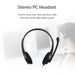 3.5mm Multi Device Stereo Headset Adjustable Headband Noiseless Volume Control - Amazingooh Wholesale