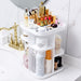 360 Rotating Large Capacity Makeup Organizer for Bedroom and Bathroom (White) - Amazingooh Wholesale