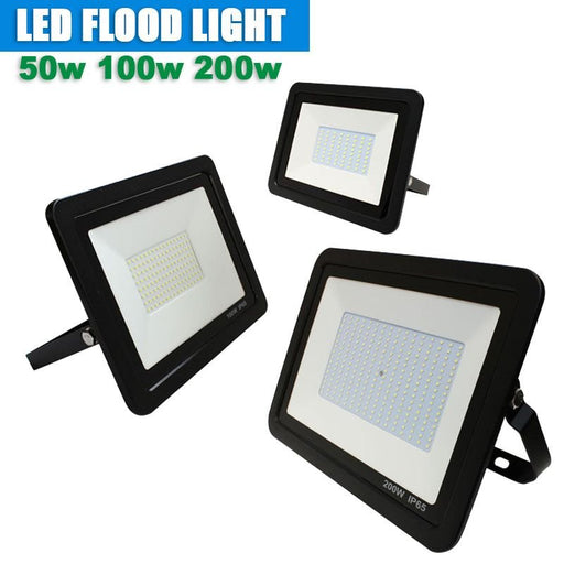4 x 100W New Stylish LED Slim Flood Light AU Plug IP65 Indoor Outdoor - Amazingooh Wholesale