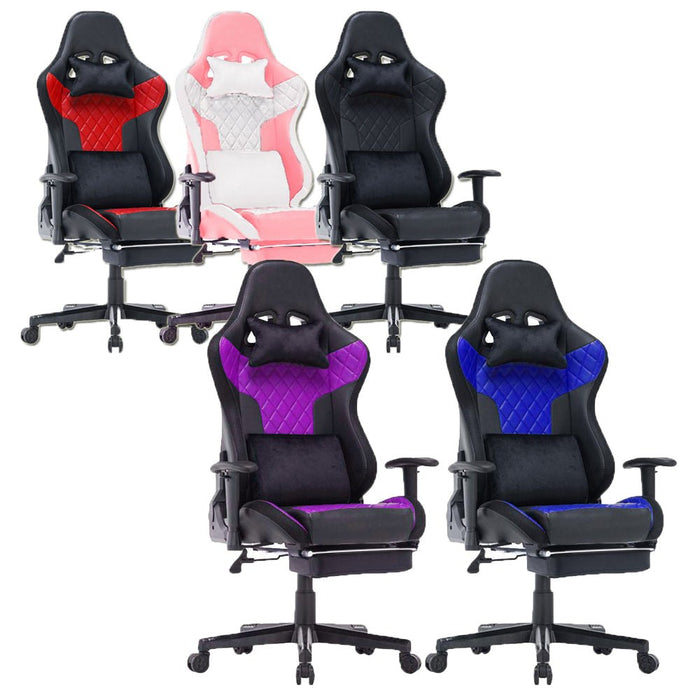 7 RGB Lights Bluetooth Speaker Gaming Chair Ergonomic Racing chair 165° Reclining Gaming Seat 4D Armrest Footrest - Amazingooh Wholesale