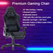 7 RGB Lights Bluetooth Speaker Gaming Chair Ergonomic Racing chair 165° Reclining Gaming Seat 4D Armrest Footrest Black - Amazingooh Wholesale