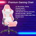 7 RGB Lights Bluetooth Speaker Gaming Chair Ergonomic Racing chair 165° Reclining Gaming Seat 4D Armrest Footrest Black Red - Amazingooh Wholesale