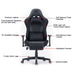 7 RGB Lights Bluetooth Speaker Gaming Chair Ergonomic Racing chair 165° Reclining Gaming Seat 4D Armrest Footrest Black Red - Amazingooh Wholesale