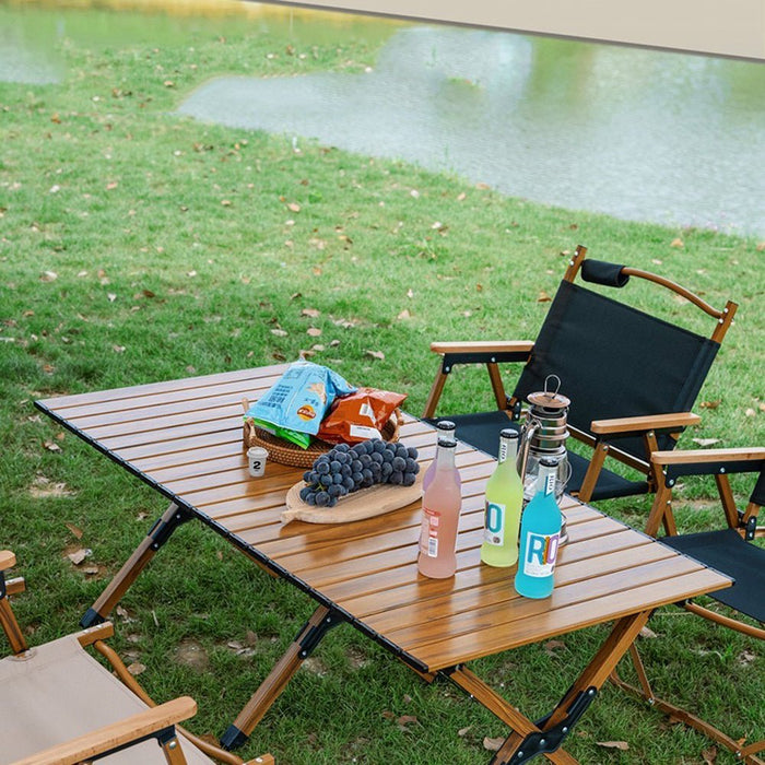 Camping Picnic Folding Beach Picnic Table 90cm Garden Outdoor