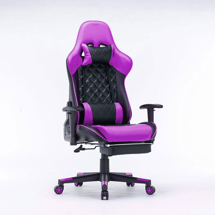 Gaming Chair Ergonomic Racing chair 165° Reclining Gaming Seat 3D Armrest Footrest