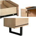 Aconite Buffet Table 180cm 2 Door 3 Drawer Solid Messmate Timber Wood - Natural - Amazingooh Wholesale