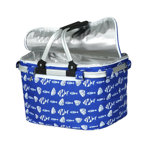 Alfresco Large Folding Picnic Bag Basket Hamper Camping Hiking Insulated Lunch Cooler - Amazingooh Wholesale