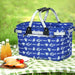 Alfresco Picnic Bag Basket FoldingHamper Camping Hiking Insulated - Amazingooh Wholesale