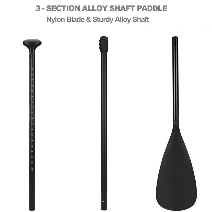 Alloy Adjustable 2-part SUP Paddle Stand Up Paddle Board Edge Guard 160-215cm - amazingooh