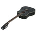 Alpha 41" Inch Electric Acoustic Guitar Wooden Classical Full Size EQ Bass Black - Amazingooh Wholesale