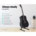 ALPHA Folding Acoustic Guitar Stand Bass Floor Rack Holder Accessories Pack - Amazingooh Wholesale