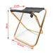 Aluminum Camping Stool Portable Folding Sports Travel Camp Fishing Chair Outdoor - amazingooh