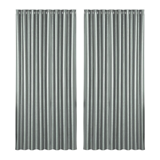 Artiss 2X Blockout Curtains Blackout Window Curtain Eyelet 300x230cm Grey - Amazingooh Wholesale