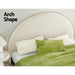 Artiss Bed Frame King Size Bed Head Boucle Headboard Bedhead Base GREI White - Amazingooh Wholesale