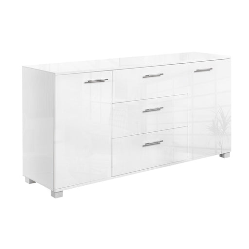 Artiss High Gloss Sideboard Storage Cabinet Cupboard - White - Amazingooh Wholesale