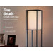 Artiss Led Floor Lamp Shelf Vintage Wood Standing Light Reading Storage Bedroom - Amazingooh Wholesale