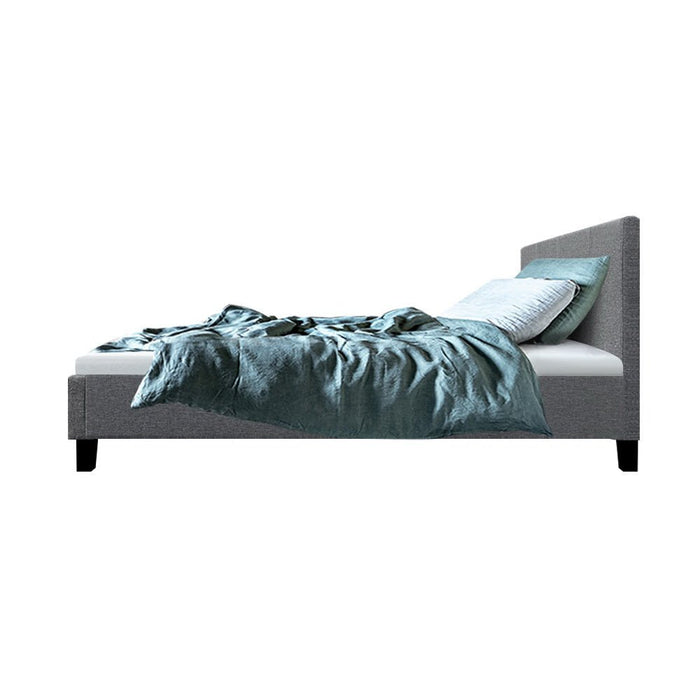 Artiss Neo Bed Frame Fabric - Grey Single - Amazingooh Wholesale