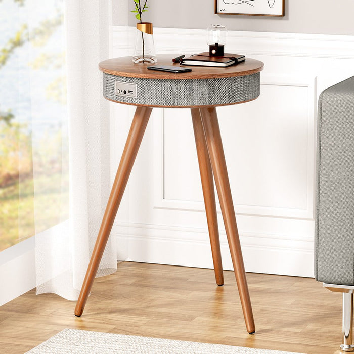 Artiss Smart Coffee Table Side End Tables Wireless Charging Bluetooth Speaker - Amazingooh Wholesale