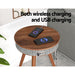 Artiss Smart Coffee Table Side End Tables Wireless Charging Bluetooth Speaker - Amazingooh Wholesale