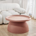 ArtissIn Coffee Table Mushroom Nordic Round Large Side Table 70CM Pink - Amazingooh Wholesale