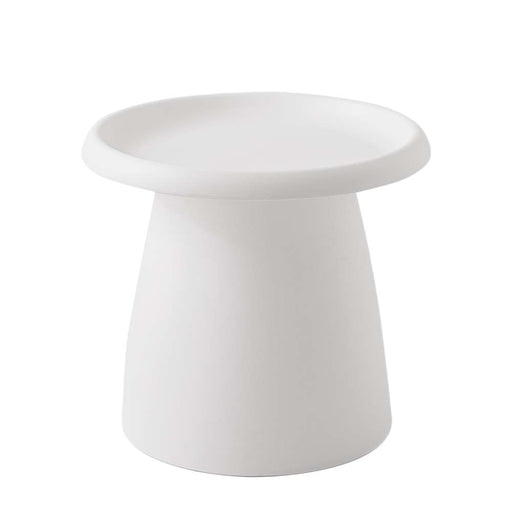 ArtissIn Coffee Table Mushroom Nordic Round Small Side Table 50CM White - Amazingooh Wholesale